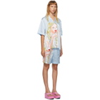 Im Sorry by Petra Collins SSENSE Exclusive Blue Graphic Shirt and Shorts Set