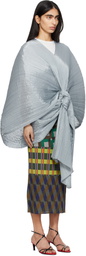 PLEATS PLEASE ISSEY MIYAKE Gray Madame-T Scarf