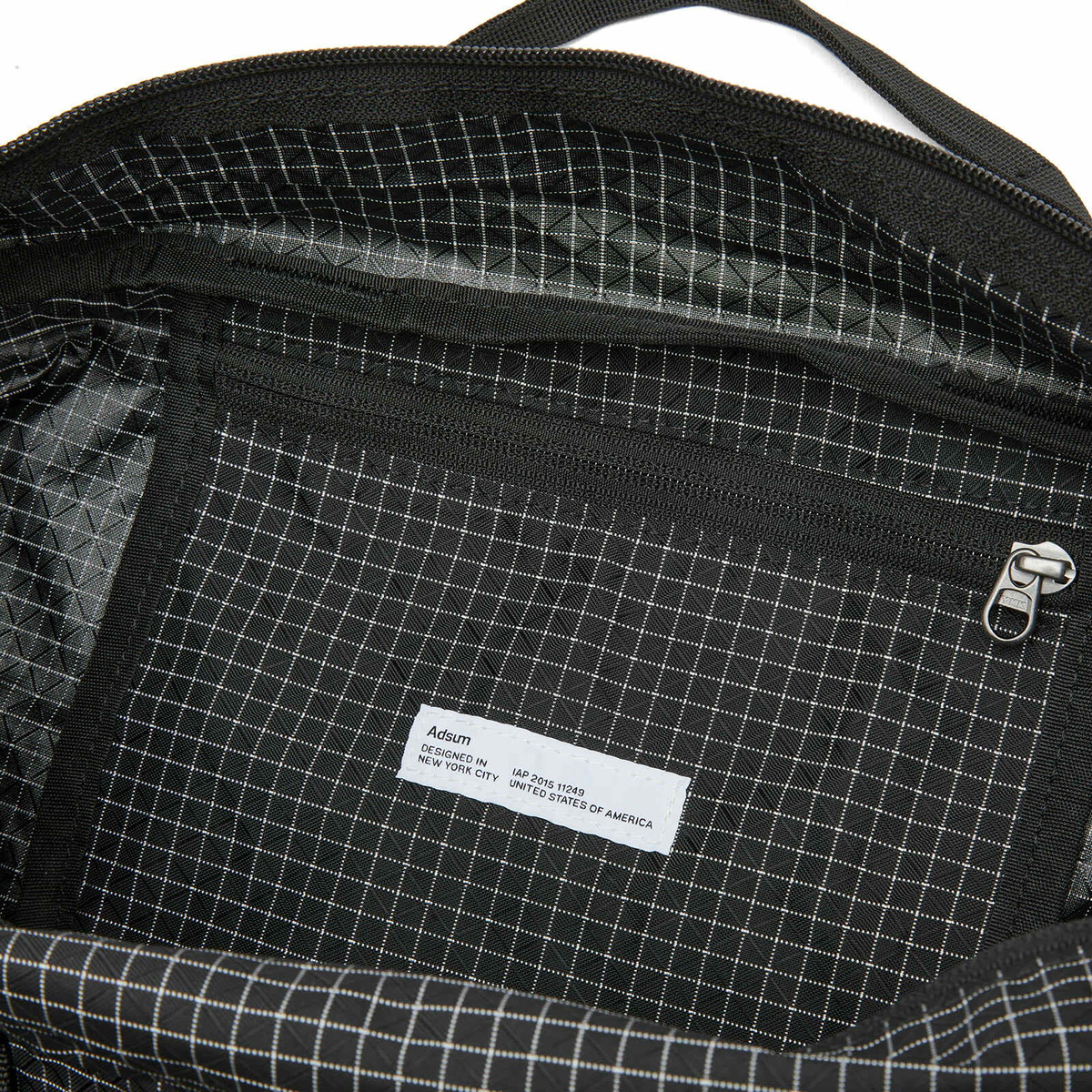 Adsum Men's Zip Tote in Black 