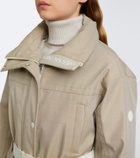 Yves Salomon Belted shearling-trimmed ski jacket
