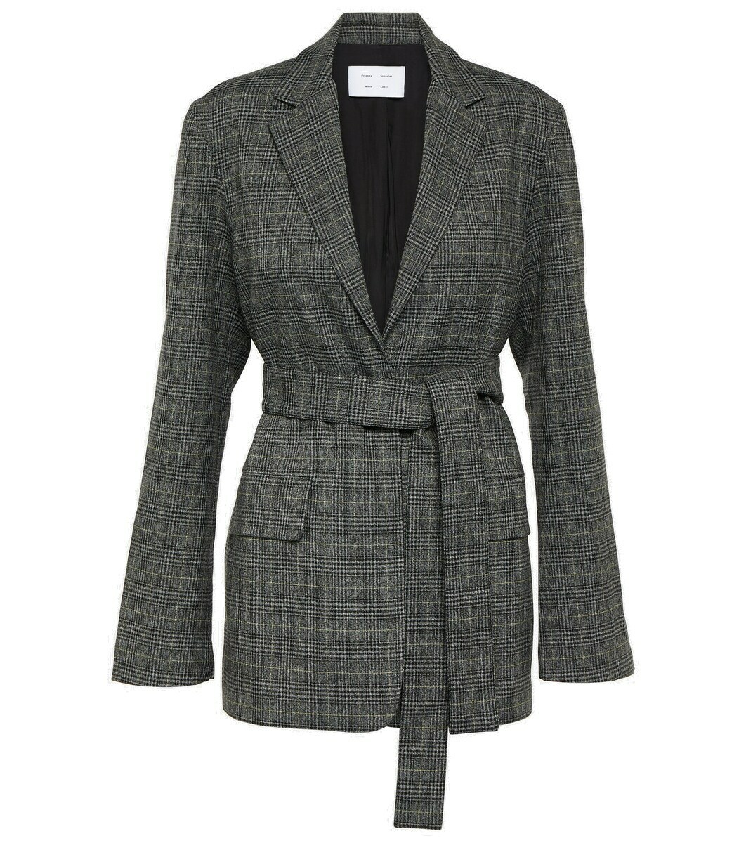 Proenza Schouler Double breasted wool blend blazer Proenza Schouler