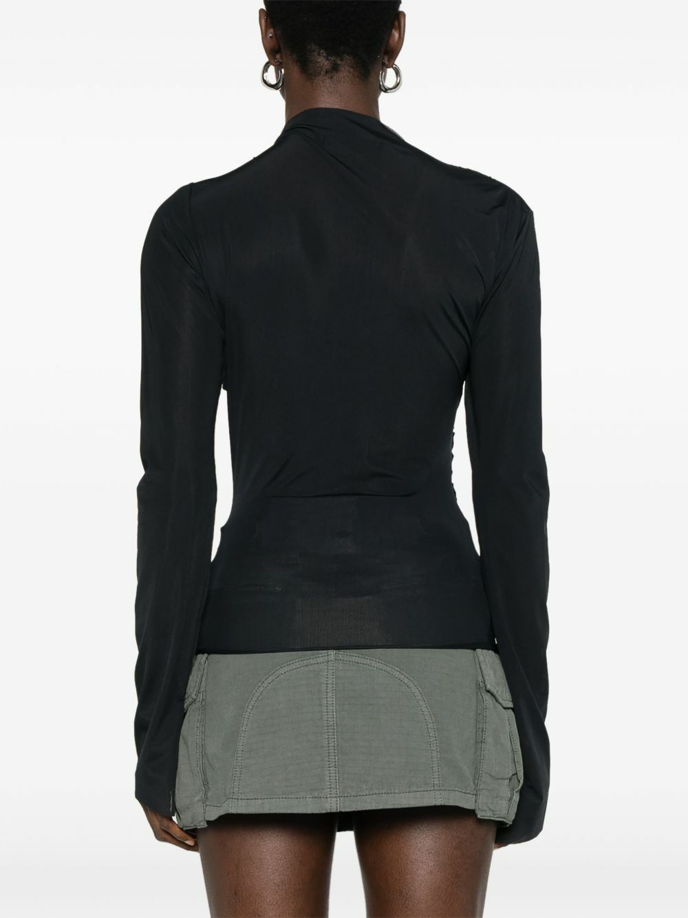 Jade Cropper Draped Top