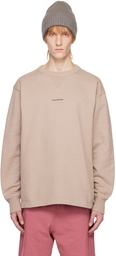 Acne Studios Beige Stamp Sweatshirt