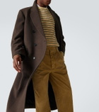 Auralee Double-breasted wool coat