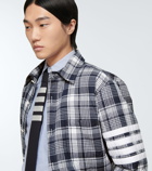 Thom Browne - Checked cotton shirt jacket