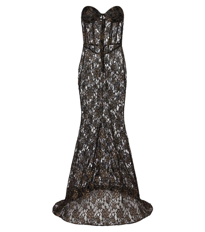 Photo: The New Arrivals Ilkyaz Ozel Evelyne lace bustier gown