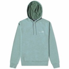 A.P.C. Men's Item Logo Hoody in Grey Green