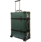 Globe-Trotter - No Time to Die 20 Leather-Trimmed Carry-On Suitcase" - Green