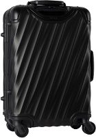 Tumi Black 19 Degree Aluminium International Carry-On Suitcase