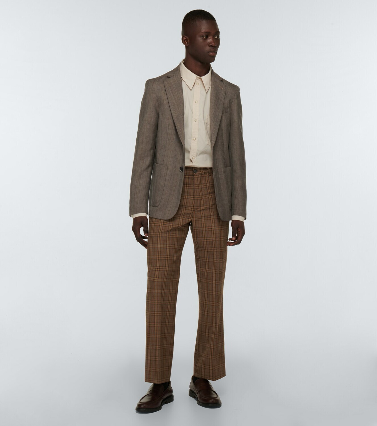 Barena Venezia - Checked wool single-breasted blazer Barena