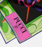 Pucci Printed silk twill cap