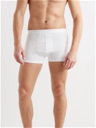 Organic Basics - Ten-Pack Stretch Organic Cotton-Jersey Boxer Shorts - White