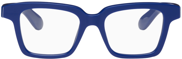 Photo: Alexander McQueen Blue Square Glasses