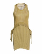 Manila Grace Womens Top Military in Green