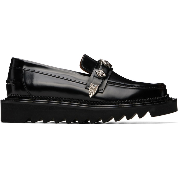 Photo: Toga Virilis Black Leather Loafers