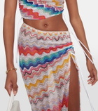 Missoni Mare Zig Zag ruched beach cover-up