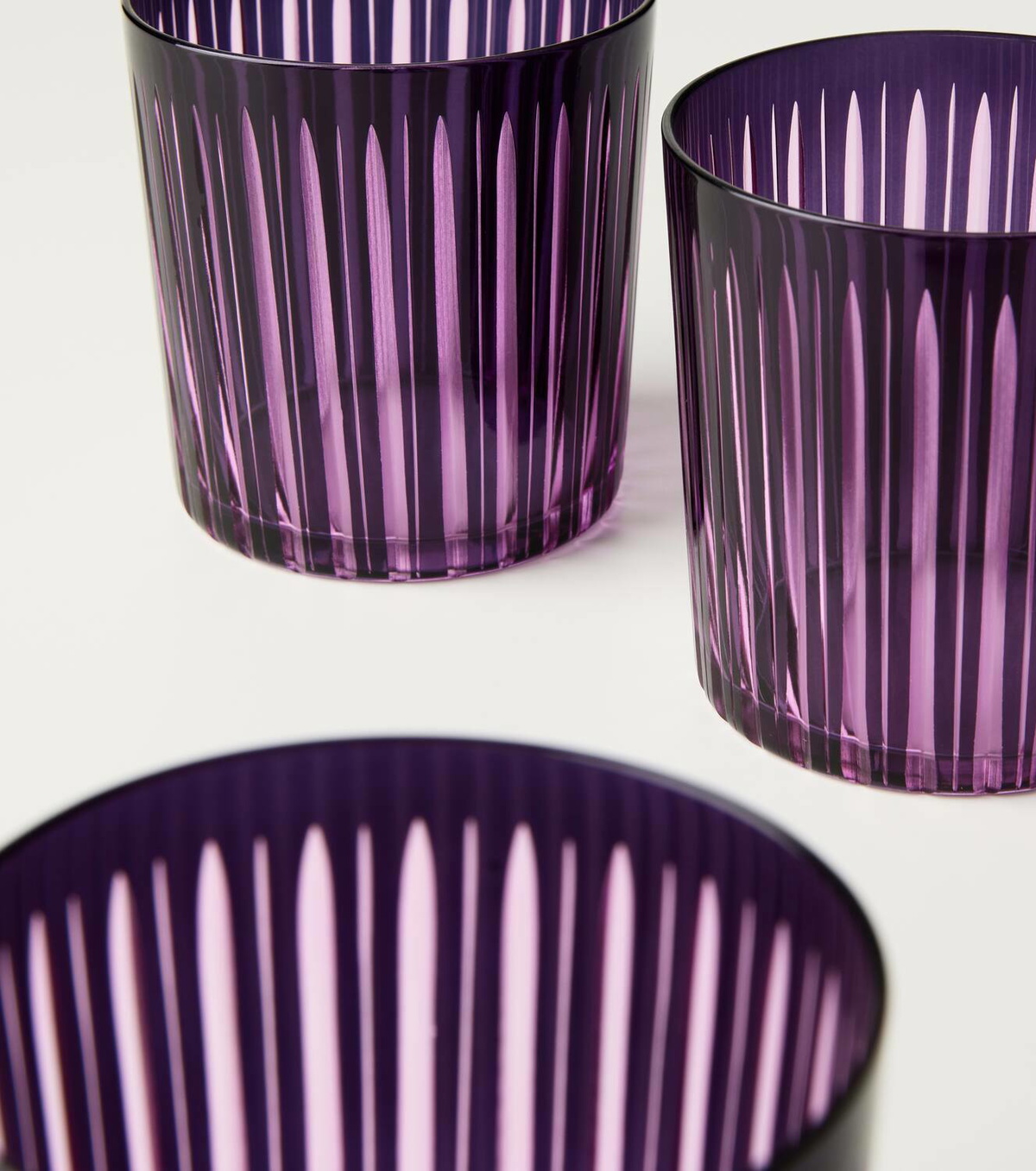 L'Objet Prism set of 4 glasses