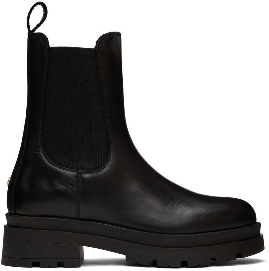 ANINE BING Black Justine Ankle Boots