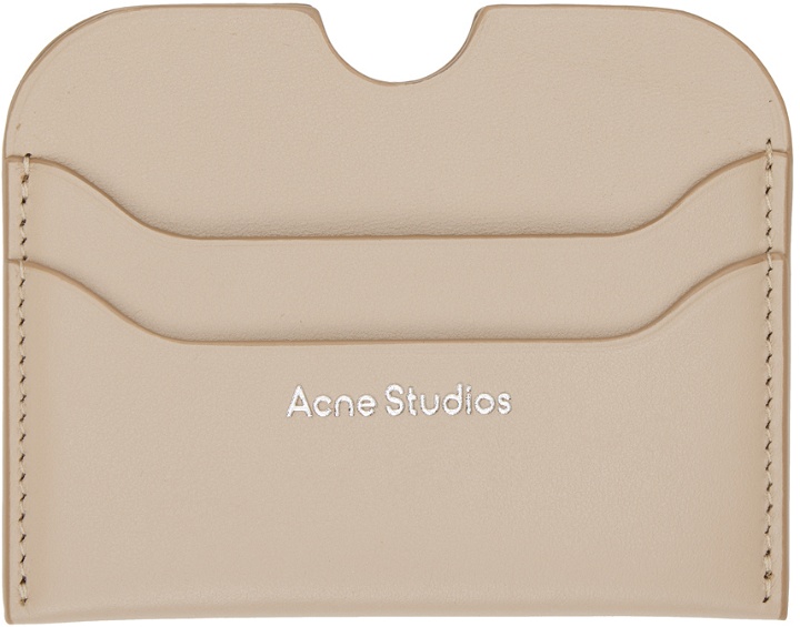 Photo: Acne Studios Taupe Slim Card Holder