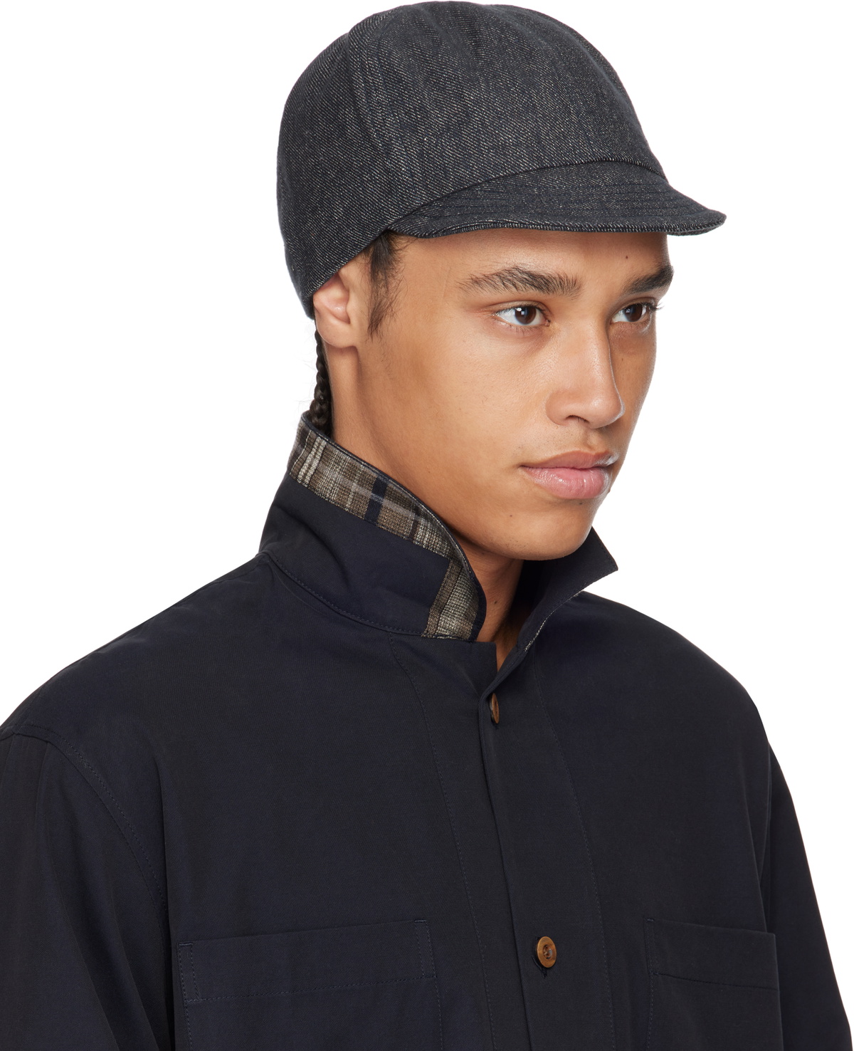 Aviva Jifei Xue Gray Work Soft Denim Cap