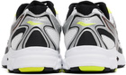 Saucony White & Silver Grid Ride Millennium Sneakers