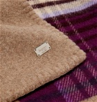 Asprey - Reversible Wool Blanket - Purple