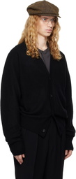 RAINMAKER KYOTO Black Oneside Raglan Sleeve Cardigan