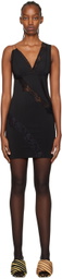 VAILLANT Black Fitted Minidress