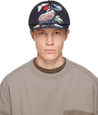 UNDERCOVER Black Seasonal Print Cap