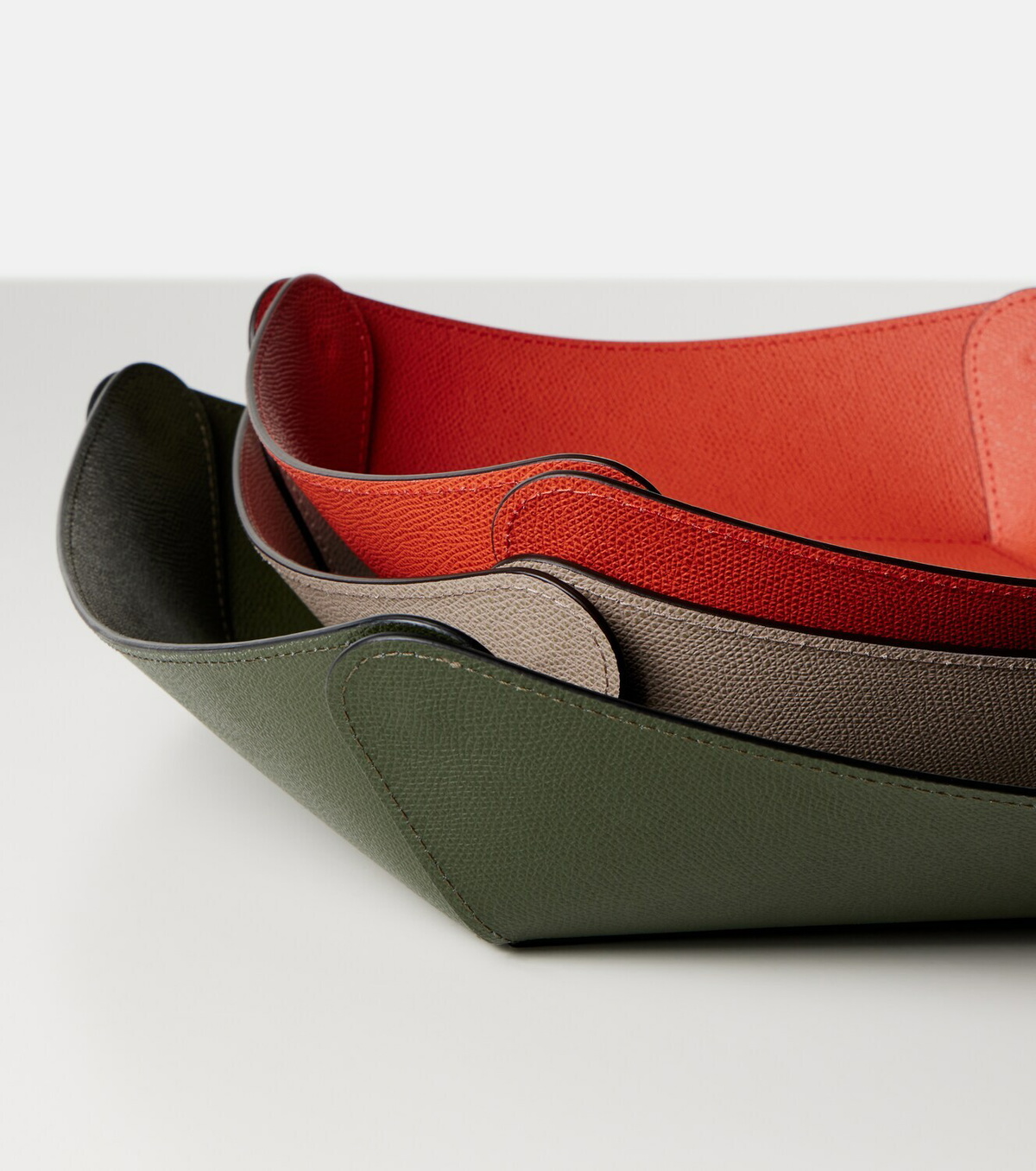 Giobagnara Safran Large leather bowl