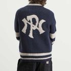 No Problemo Men's NYP Varsity Zip Knit in Navy