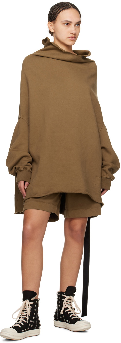 Rick Owens DRKSHDW Brown Boxers Shorts