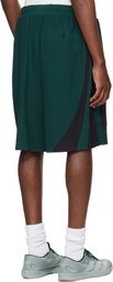 Y-3 Green Ultralight Woven Shorts
