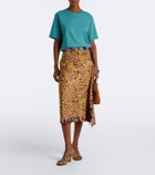 Dries Van Noten Snake-effect leather mules