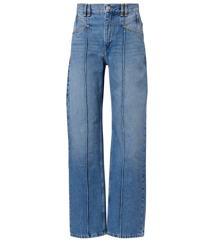 Photo: Isabel Marant Drolane high-rise straight jeans
