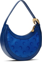 Marine Serre Navy Moon Airbrushed Leather Eclips Mini Bag