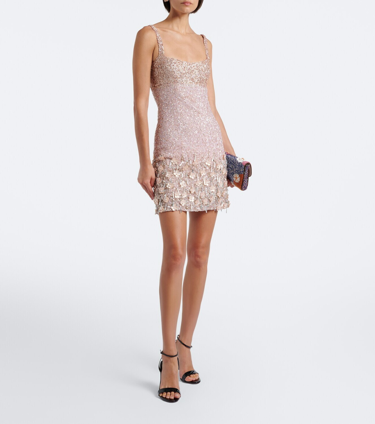 Là Fuori Maris sequined minidress