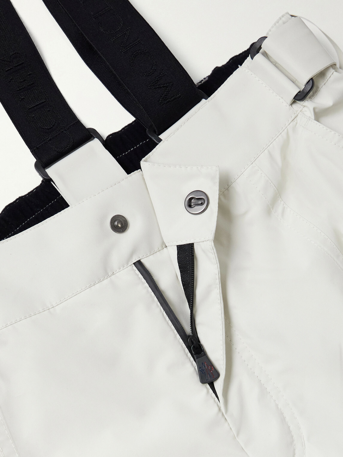 Moncler Grenoble - Wide-Leg Padded 3L GORE-TEX Ski Salopettes - White