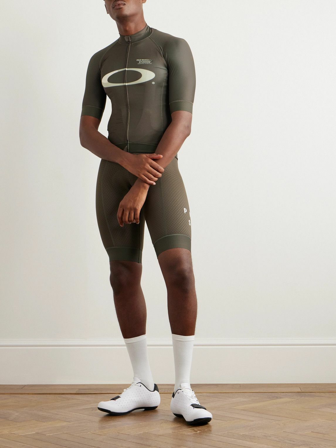 Pas Normal Studios - Oakley Mechanism Logo-Print Cycling Jersey