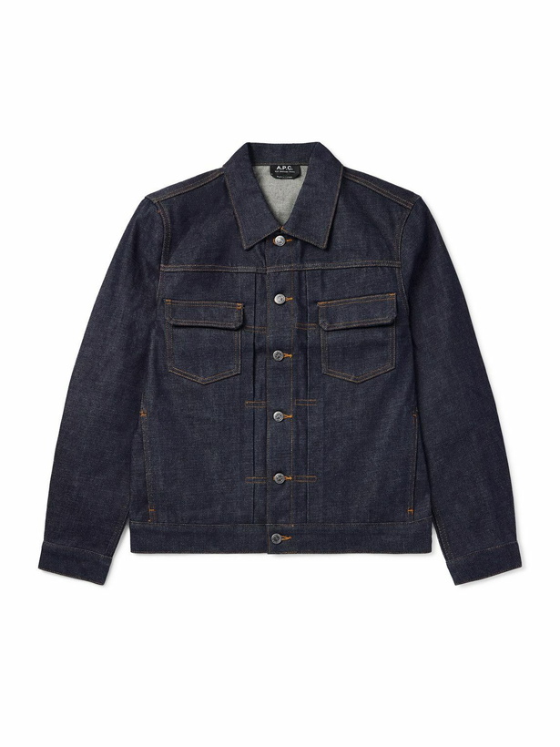 Photo: A.P.C. - Selvedge Denim Jacket - Blue