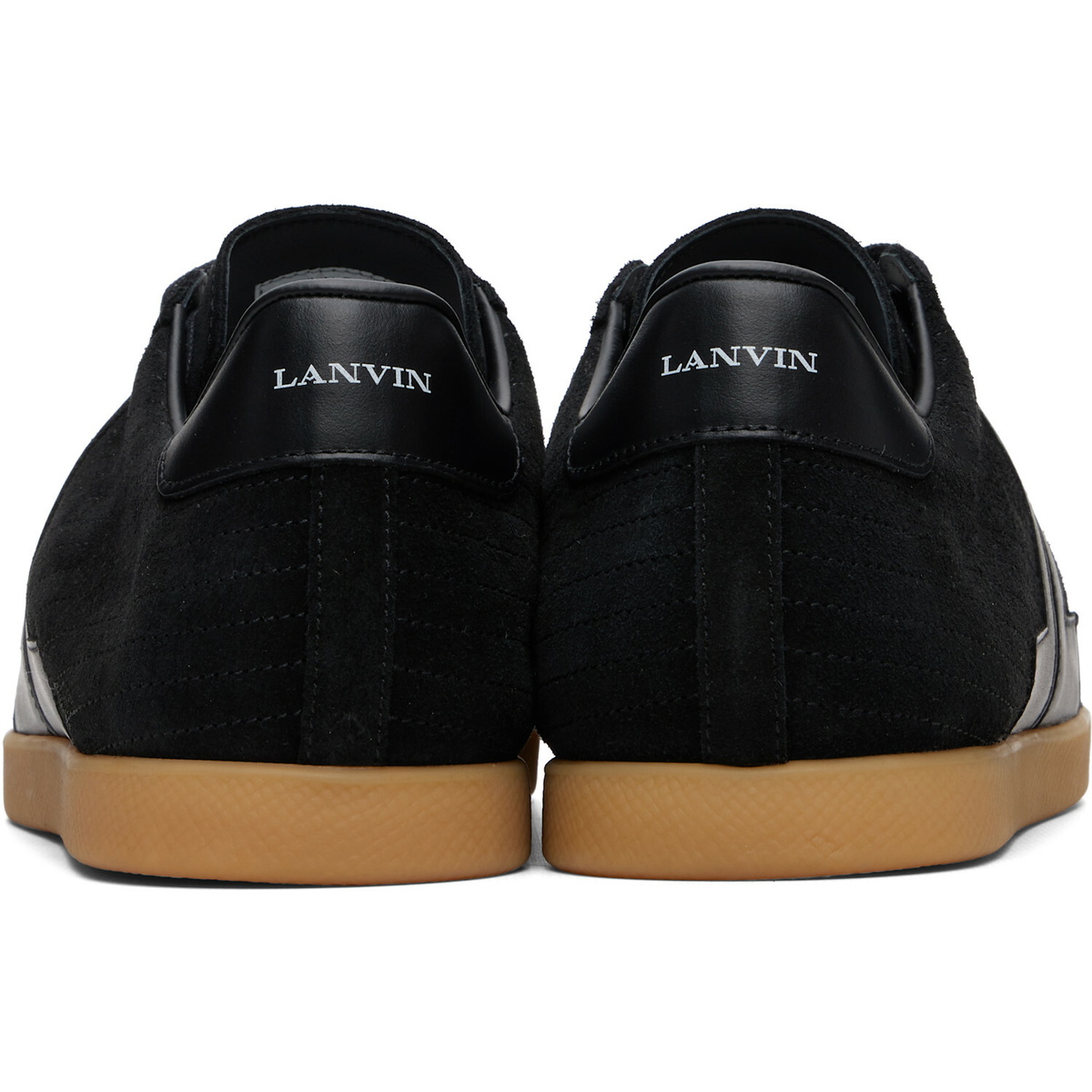 Lanvin Black Glen 2.0 Leather Sneakers