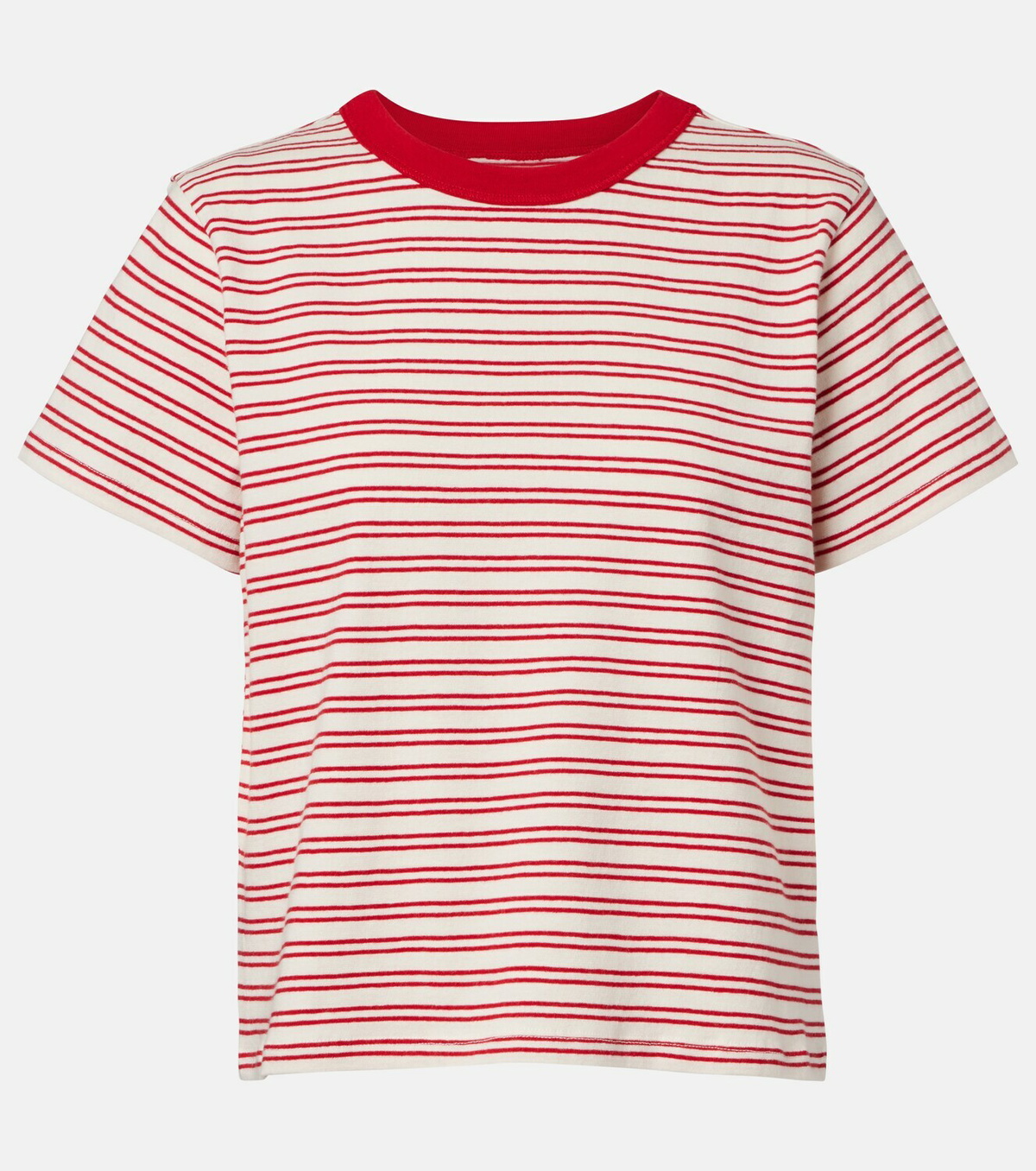 Velvet Foster striped cotton jersey T-shirt