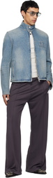 Courrèges Blue City Shadow Denim Jacket