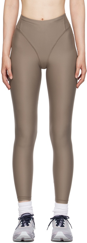 Photo: District Vision Brown Pocketed Leggings