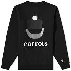 Carrots by Anwar Carrots Men's Helmet Crew Sweat in Black