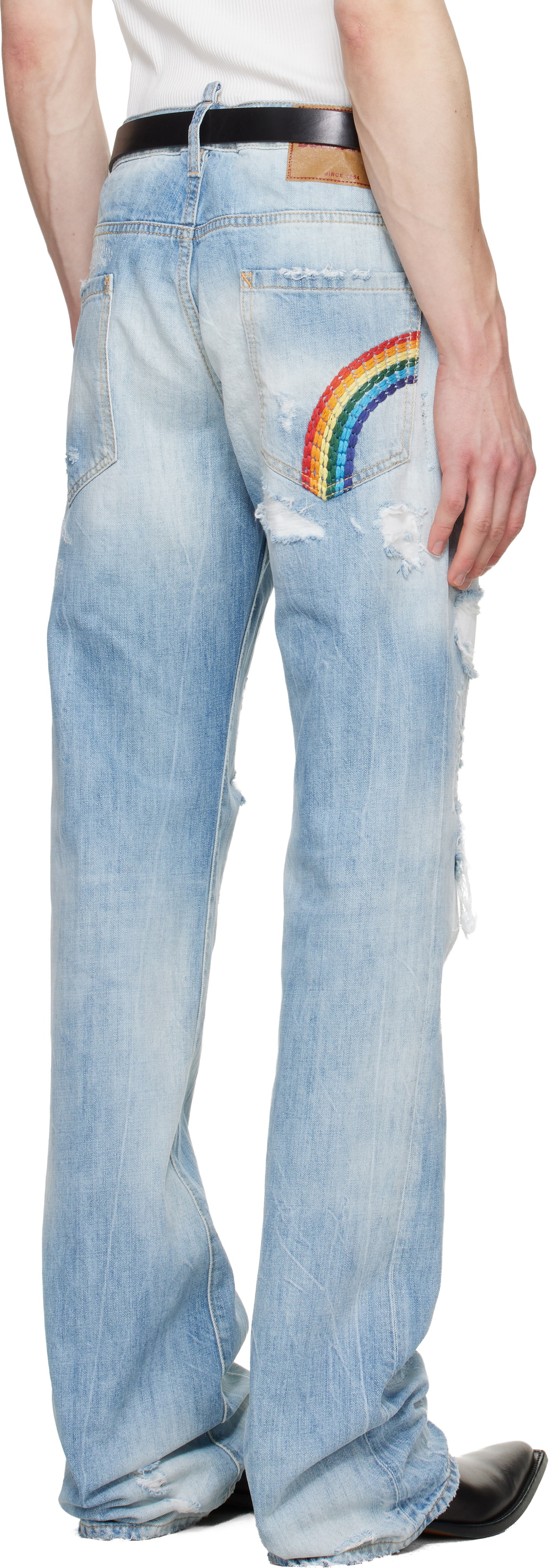 Dsquared2 Blue Be Proud Wash 'The American' Jeans