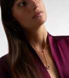 Shay Jewelry Orbit Lariat 18kt gold necklace with diamonds