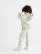 Fear of God Essentials Kids - Logo-Print Cotton-Blend Jersey Hoodie - Gray