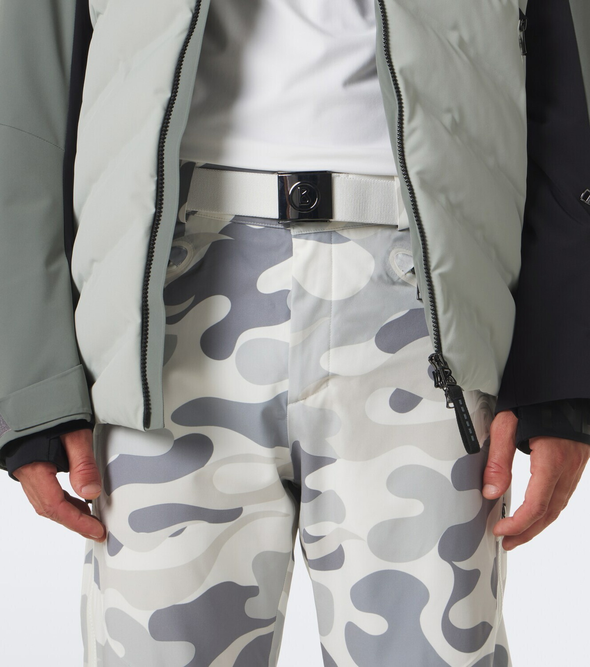 Bogner Tim belted camouflage ski pants