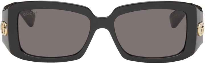 Photo: Gucci Black Rectangular Sunglasses